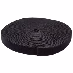 StarTech.com 25ft Hook and Loop Roll - Cut-to-Size Reusable Cable Ties - Bulk Industrial Wire Fastener Tape /Adjustable Fabric Wraps Black / Resuable Self Gripping Cable Management Straps - Additional view 6