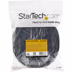 StarTech.com 25ft Hook and Loop Roll - Cut-to-Size Reusable Cable Ties - Bulk Industrial Wire Fastener Tape /Adjustable Fabric Wraps Black / Resuable Self Gripping Cable Management Straps - Additional view 7