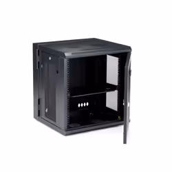 StarTech.com 4-Post 12U Wall Mount Network Cabinet with 1U Shelf, 19" Hinged Wall-Mounted Server Rack for Data / AV / Electronics / Computer Equipment, Flexible Vented Rack Enclosure - Additional view 4
