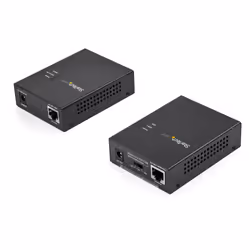 StarTech.com 1 Port Gigabit PoE Injector & Splitter Kit - 60W High Power over Ethernet Injector 100m/12-24V DC Splitter 802.3bt Midspan Single Port Ultra PoE LAN/RJ45 Security/Monitoring