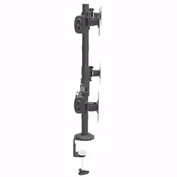 StarTech.com Desk Mount Quad Monitor Arm - Ergonomic VESA 4 Monitor Mount 2x2 up to 27" - Articulating & Height Adjustable Pole Mount - Tilt/Swivel/Rotate LCD/LED Screen - Desk Clamp/Grommet - Additional view 6