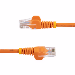 StarTech.com Cat5e Ethernet Patch Cable with Snagless RJ45 Connectors - 0.5 m, Orange