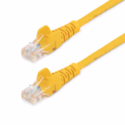 StarTech.com Cat5e Ethernet Patch Cable with Snagless RJ45 Connectors - 5 m, Yellow, 5 m, Cat5e, U/UTP (UTP), RJ-45, RJ-45, Y ...