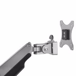 StarTech.com Desk Mount Monitor Arm - Heavy Duty Ergonomic VESA Monitor Arm - Single 9kg Display - Full Motion, Height Adjustable, Articulating - Aluminum - C-Clamp/Grommet - Silver - Additional view 6