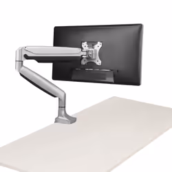 StarTech.com Desk Mount Monitor Arm - Heavy Duty Ergonomic VESA Monitor Arm - Single 9kg Display - Full Motion, Height Adjustable, Articulating - Aluminum - C-Clamp/Grommet - Silver - Additional view 7