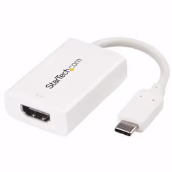 StarTech.com USB C to HDMI 2.0 Adapter with Power Delivery - 4K 60Hz USB Type-C to HDMI Display Video Converter - 60W PD Pass ...