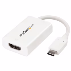 StarTech.com USB C to HDMI 2.0 Adapter with Power Delivery - 4K 60Hz USB Type-C to HDMI Display Video Converter - 60W PD Pass-Through Charging Port - Thunderbolt 3 Compatible - White - Additional view 6