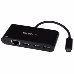 StarTech.com USB-C to Ethernet Adapter with 3-Port USB 3.0 Hub and Power Delivery - Additional view 6