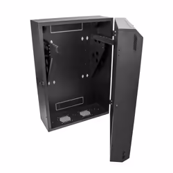 StarTech.com 8U 19" Vertical Wall Mount Server Rack Cabinet - Low Profile (15") - 30" Deep Locking Network Enclosure w/2U for Switch Patch Panel Router Mounting IT/Data Cabinet Assembled - Additional view 5