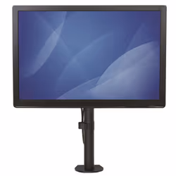 StarTech.com Single Monitor Desk Mount - Single Screen Heavy Duty Pole Mount for up to 8kg VESA Compatible Displays - Ergonomic Height Adjustable Monitor Arm Mount - Desk Clamp/Grommet - Additional view 4
