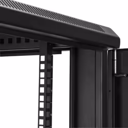 StarTech.com 4-Post 12U Server Rack Cabinet, Lockable 19" Data Rack Cabinet for Computer / AV / IT Equipment, Office / Home Network Rack with Casters & Adjustable Mounting Rails - Additional view 6