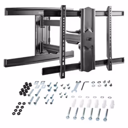 StarTech.com TV Wall Mount for up to 80 inch (110lb) VESA Mount Displays - Low Profile Full Motion Universal TV Wall Mount Bracket - Heavy Duty Adjustable Tilt/Swivel Articulating Arm - Additional view 6