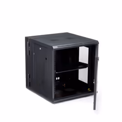 StarTech.com 4-Post 12U Wall Mount Network Cabinet with 1U Shelf, 19" Hinged Wall-Mounted Server Rack for Data / AV / Electronics / Computer Equipment, Flexible Vented Rack Enclosure - Additional view 4