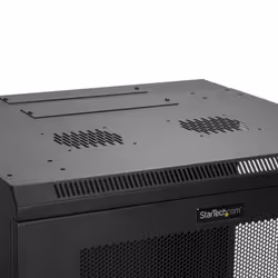 StarTech.com 4-Post 12U Wall Mount Network Cabinet with 1U Shelf, 19" Hinged Wall-Mounted Server Rack for Data / AV / Electronics / Computer Equipment, Flexible Vented Rack Enclosure - Additional view 7