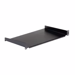 StarTech.com 1U Fixed Server Rack Mount Shelf - 10in Deep Steel Universal Cantilever Tray for 19" AV/ Network Equipment Rack - Heavy Duty Steel - Weight Capacity 44lbs/20kg, Black - Additional view 4