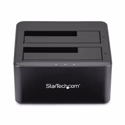StarTech.com Dual-Bay USB 3.0 to SATA Hard Drive Docking Station, USB Hard Drive Dock, External 2.5/3.5" SATA I/II/III SSD/HDD Docking Station, Hot-Swap Hard Drive Bays, Top-Loading - Additional view 4