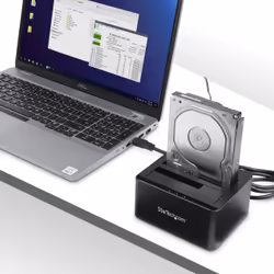 StarTech.com Dual-Bay USB 3.0 to SATA Hard Drive Docking Station, USB Hard Drive Dock, External 2.5/3.5" SATA I/II/III SSD/HDD Docking Station, Hot-Swap Hard Drive Bays, Top-Loading - Additional view 7