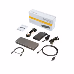 StarTech.com Thunderbolt 3 Dock - Dual Monitor 4K 60Hz TB3 Laptop Docking Station with DisplayPort - 85W Power Delivery Charging - 6-Port USB 3.0 Hub, SD 4.0, GbE, Audio - Windows & Mac - Additional view 5