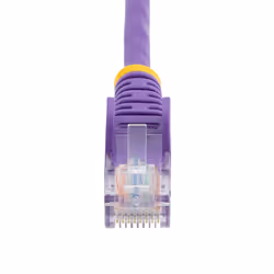 StarTech.com Cat5e Ethernet Patch Cable with Snagless RJ45 Connectors - 7 m, Purple - Additional view 4