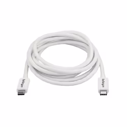 StarTech.com Thunderbolt 3 Cable - 20Gbps - 2m - White - Thunderbolt, USB, and DisplayPort Compatible - Additional view 4