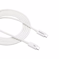StarTech.com Thunderbolt 3 Cable - 20Gbps - 2m - White - Thunderbolt, USB, and DisplayPort Compatible - Additional view 5
