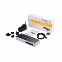 StarTech.com USB 3.0 Docking Station - Dual Monitor Laptop Docking Station with HDMI & DVI/VGA Video - 6-port USB 3.1 Gen 1 5Gbps Hub, GbE, Audio - Universal Type-A Dock - Windows & Mac - Additional view 8