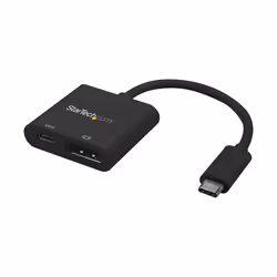 StarTech.com USB C to DisplayPort Adapter with Power Delivery - 4K 60Hz HBR2 - USB Type-C to DP 1.2 Monitor Video Converter w ...