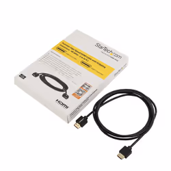 StarTech.com 6.6ft (2m) HDMI 2.0 Cable, 4K 60Hz Premium Certified High Speed HDMI Cable w/ Ethernet, Ultra HD HDMI Cable, Long HDMI Cable/Cord for TV/Monitor/Laptop/PC, HDMI to HDMI Video - Additional view 4