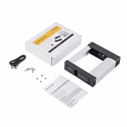 StarTech.com 5.25 to 3.5 Hard Drive Hot Swap Bay - For 3.5" SATA/SAS Drives - Trayless - Aluminum - Additional view 7