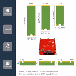 StarTech.com M.2 Drive to U.2 (SFF-8639) Host Adapter for M.2 PCIe NVMe SSDs - Additional view 8