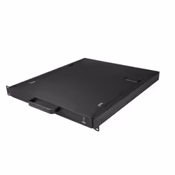 StarTech.com Rackmount KVM Console - Single Port VGA KVM with 19" LCD Monitor for Server Rack - Fully Featured Universal 1U LCD KVM Drawer w/Cables & Hardware - USB Support - 50,000 MTBF - Additional view 4