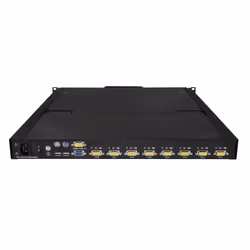 StarTech.com 8 Port Rackmount KVM Console w/ 6ft Cables - Integrated KVM Switch w/ 19" LCD Monitor - Fully Featured 1U LCD KVM Drawer- OSD KVM - Durable 50,000 MTBF - USB + VGA Support - Additional view 4