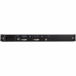 StarTech.com Dual Rail Rackmount KVM Console HD 1080p - Single Port DVI/VGA KVM w/17" LCD Monitor for Server Rack - Fully Featured 1U LCD KVM Drawer w/Cables - USB Support - 44230 MTBF - Additional view 4