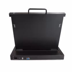 StarTech.com Rackmount KVM Console - Single Port VGA KVM with 17" LCD Monitor for Server Rack - Fully Featured Universal 1U LCD KVM Drawer w/Cables & Hardware - USB Support - 50,000 MTBF - Additional view 4