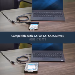 StarTech.com USB 3.1 (10Gbps) Adapter Cable for 2.5”/3.5” SATA Drives - USB-C - Additional view 7