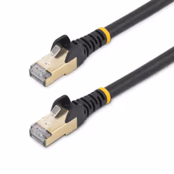 StarTech.com 3m CAT6a Ethernet Cable - 10 Gigabit Shielded Snagless RJ45 100W PoE Patch Cord - 10GbE STP Network Cable w/Strain Relief - Black Fluke Tested/Wiring is UL Certified/TIA - Additional view 4