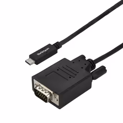 StarTech.com 10ft/3m USB C to VGA Cable - 1920x1200/1080p USB Type C to VGA Video Adapter Cable - Thunderbolt 3 Compatible - ...