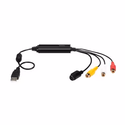 StarTech.com USB Video Capture Adapter Cable - S-Video/Composite to USB 2.0 SD Video Capture Device Cable - TWAIN Support - Analog to Digital Converter for Media Storage - Windows Only - Additional view 5