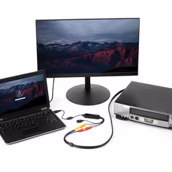 StarTech.com USB Video Capture Adapter Cable - S-Video/Composite to USB 2.0 SD Video Capture Device Cable - TWAIN Support - Analog to Digital Converter for Media Storage - Windows Only - Additional view 6