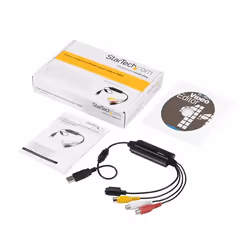 StarTech.com USB Video Capture Adapter Cable - S-Video/Composite to USB 2.0 SD Video Capture Device Cable - TWAIN Support - Analog to Digital Converter for Media Storage - Windows Only - Additional view 8
