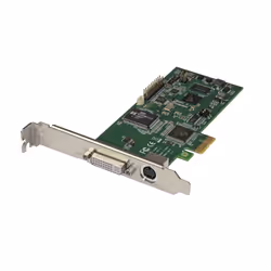 StarTech.com PCIe HDMI Video Capture Card - HDMI, VGA, DVI, or Component Video at 1080p60 - TAA, Green, PCIe, 1920 x 1080 pix ...