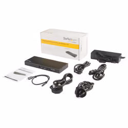 StarTech.com Thunderbolt 3 Dock - Dual Monitor 4K 60Hz TB3 Laptop Docking Station with DisplayPort - PCIe M.2 NVMe SSD Enclosure - 85W Power Delivery - SD 4.0, 10Gbps USB-C, 2 USB-A Hub - TAA - Additional view 7