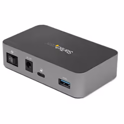 StarTech.com 4 Port USB C Hub with Power Adapter - USB 3.1/3.2 Gen 2 (10Gbps) - USB Type C to 4x USB-A - Self Powered Desktop USB Hub with Fast Charging Port (BC 1.2) - Desk Mountable~4 Port USB C Hub with Power Adapter - USB 3.2 Gen 2 (10Gbps) - USB Type C to 4x USB-A - Self Powered Desktop USB Hub with Fast Charging Port (BC 1.2) - Desk Mountable