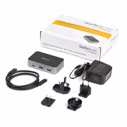 StarTech.com ~3 Port USB C 3.2 Gen 2 Hub with Ethernet Adapter - 10Gbps USB Type C to 2x USB-A & 1x USB-C Ports - USB Hub w/ BC 1.2 Phone Fast Charging - Superspeed 10Gbps USB C Hub - Additional view 5