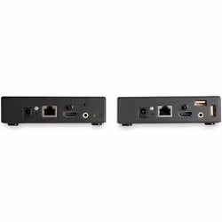 StarTech.com HDMI KVM Extender over IP Network - 4K 30Hz HDMI 2.0 and USB over IP LAN or Cat5e/Cat6 Ethernet Cable (100m/330ft) - Remote KVM Switch/Console Transmitter/Receiver Extender Kit - Additional view 4