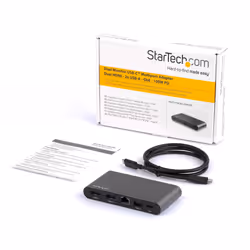 StarTech.com USB C Multiport Adapter, Dual 4K Monitor, USB-C to Dual HDMI Adapter, 2x USB-A Ports, 100W PD 3.0, Gigabit LAN Port - Replaced by 120B-USBC-MULTIPORT - Additional view 5
