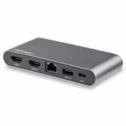 StarTech.com USB C Multiport Adapter, Dual 4K Monitor, USB-C to Dual HDMI Adapter, 2x USB-A Ports, 100W PD 3.0, Gigabit LAN Port - Replaced by 120B-USBC-MULTIPORT - Additional view 7
