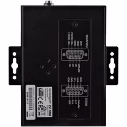 StarTech.com 4 Port Serial Hub USB to RS232/RS485/RS422 Adapter - Industrial USB 2.0 to DB9 Serial Converter Hub - IP30 Rated - Din Rail Mountable Metal Serial Hub - 15kV ESD Protection - Additional view 4