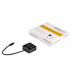 StarTech.com 4-Port USB C Hub - USB-C to 4x USB-A Ports - SuperSpeed 10Gbps USB 3.2 Gen 2 Type-C Hub - USB Bus Powered - Portable/Compact USB-C to USB Adapter Hub for Laptop - Aluminum - Additional view 5