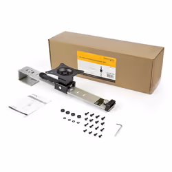 StarTech.com Cubicle Monitor Mount - Cubicle Wall Single Monitor Hanger - Up to 34" VESA Mount Display - Height Adjustable Ergonomic Office Cubicle Hanging Flat Panel Hook & Clamp Bracket - Additional view 4